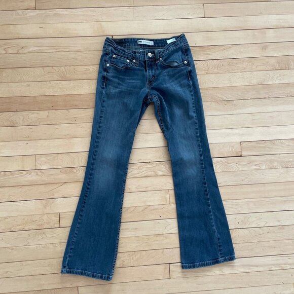 Levi’s 518 Superlow Low Rise Y2K Bootcut Jeans Women’s W26 L32 Blue Denim Sz 3 - Picture 7 of 7